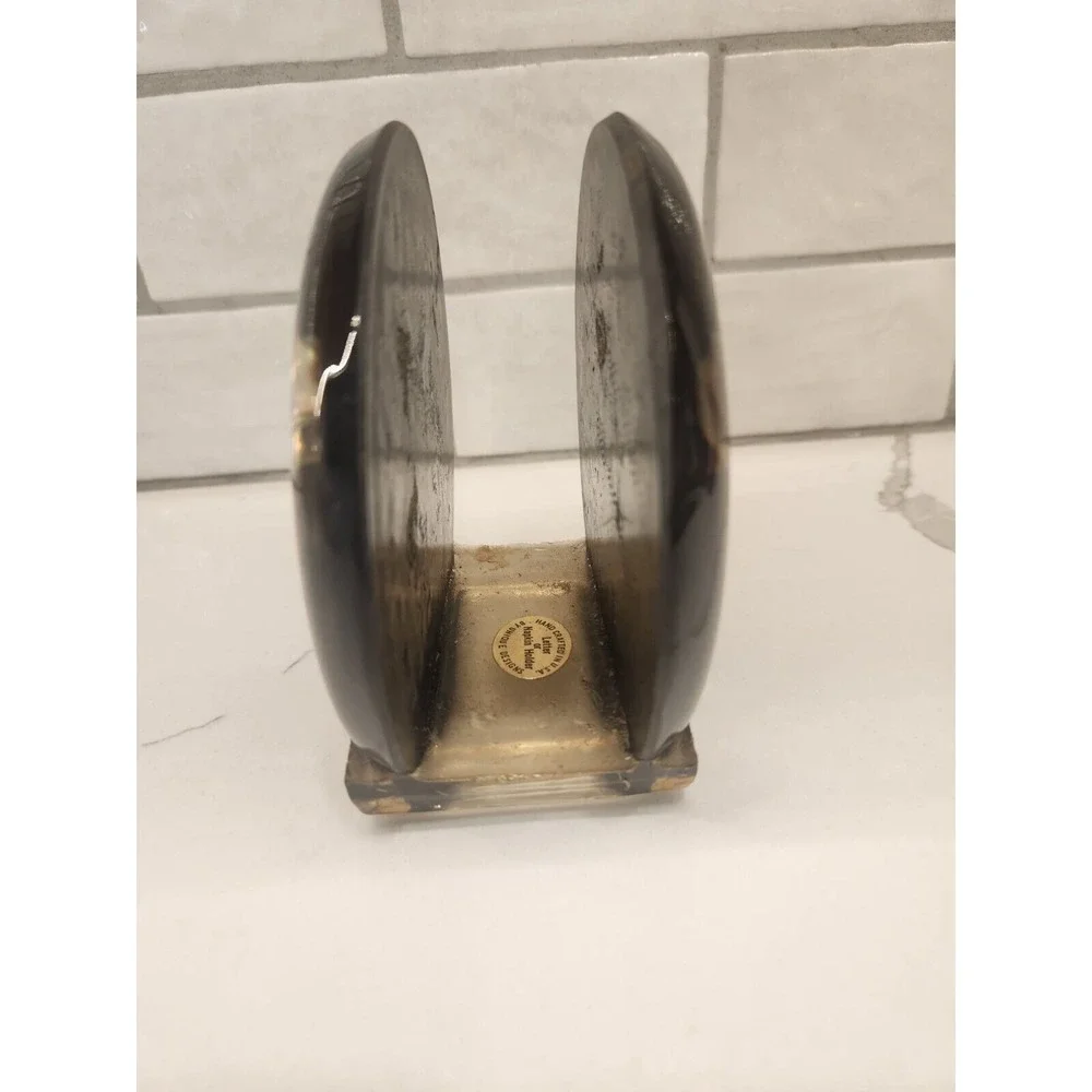 Black Lucite Abalone Shell Napkin Letter‎ Or Napkin Holder Unique Designs Lucite